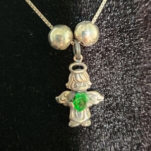 Silver Angel Necklace
